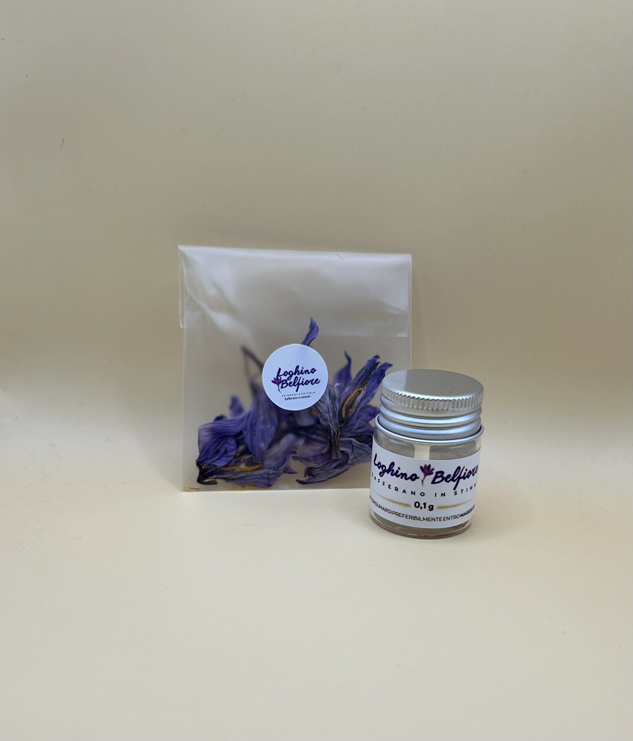 Zafferano in stimmi purissimi e Petali di fiore – Kit Essenziale 0,1 g