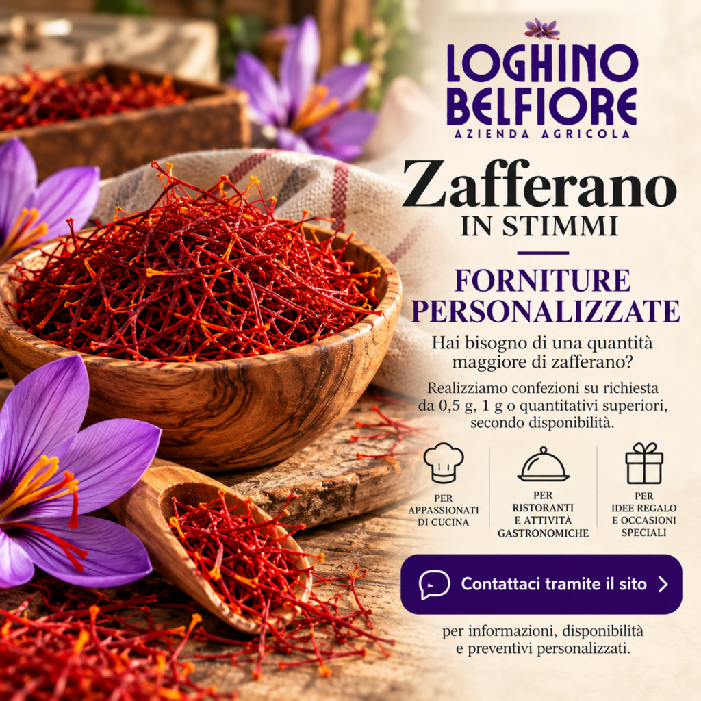 Zafferano in stimmi β Forniture personalizzate